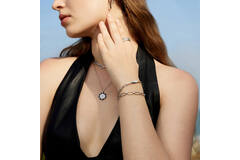  Polished Punk - Gliederarmbänder - Silber / rhodiniert - Zirkonia - 19cm